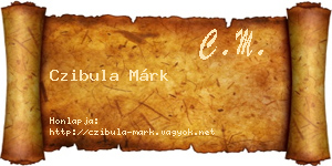 Czibula Márk névjegykártya